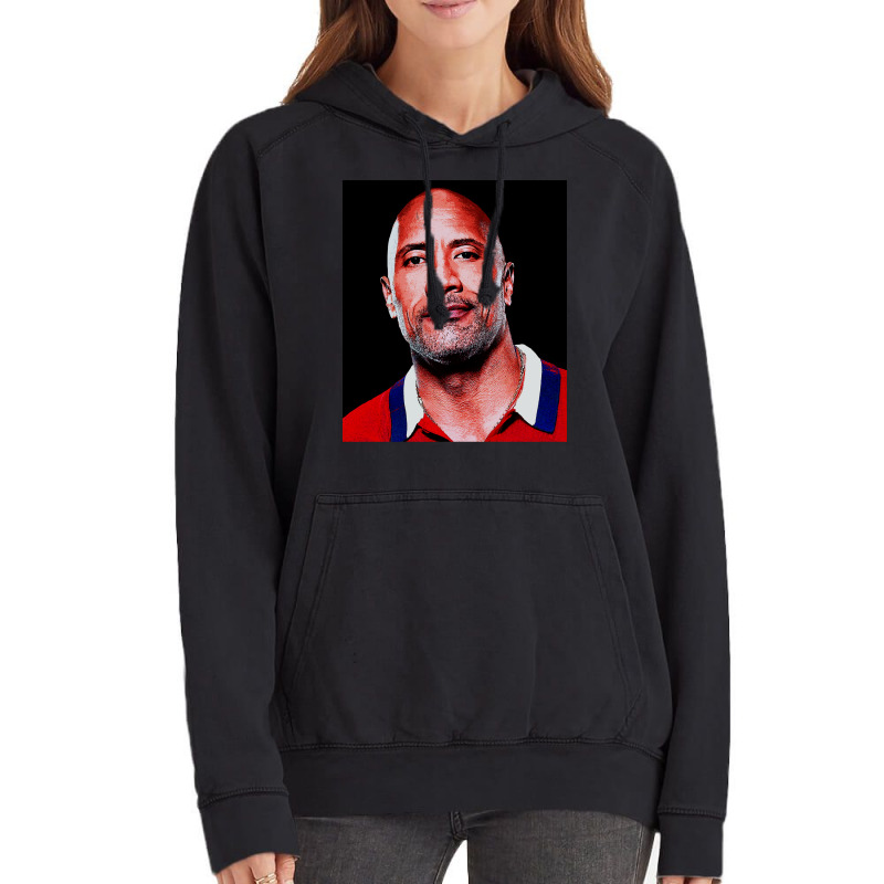 Dwayne Picture Johnson Art Vintage Hoodie by Artists-Zoe | Artistshot