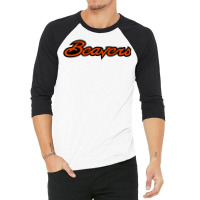 Oregon Wordmark 3/4 Sleeve Shirt | Artistshot