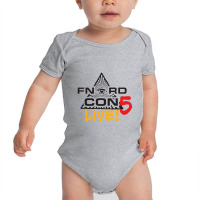 Fnordcon 5 Live! (black Letters) Baby Bodysuit | Artistshot