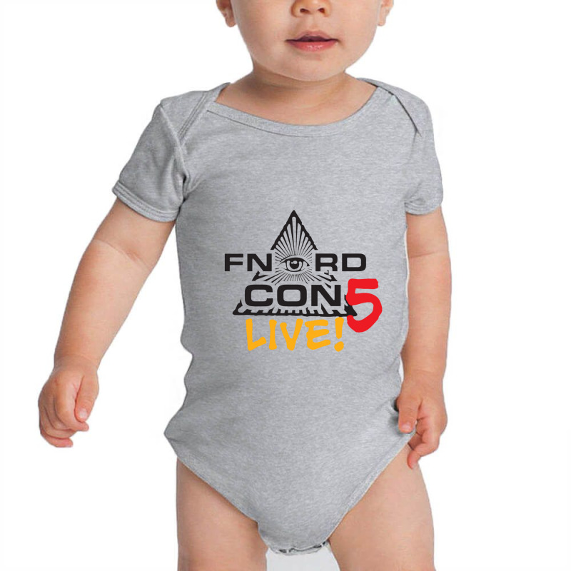 Fnordcon 5 Live! (black Letters) Baby Bodysuit by tomorrowsproblems | Artistshot