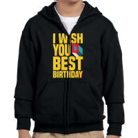 Premium Best Birthday Youth Zipper Hoodie | Artistshot