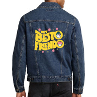 My Besto Friendo Men Denim Jacket | Artistshot