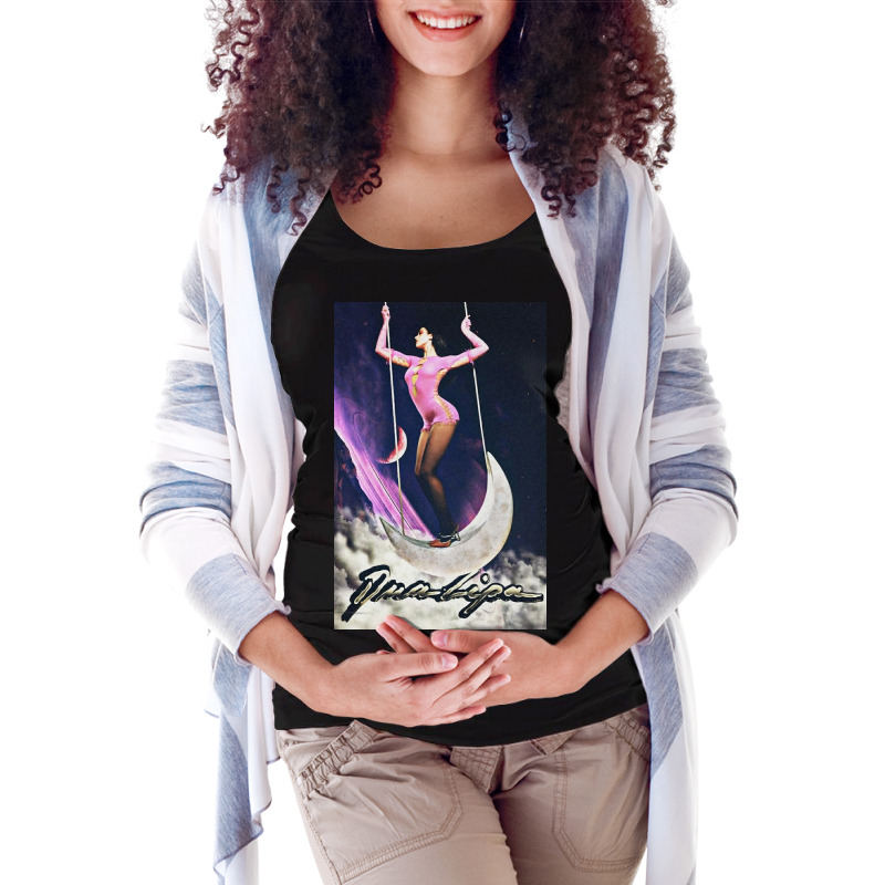 Dua   In Future Nostalgia Maternity Scoop Neck T-shirt by Rayna K | Artistshot