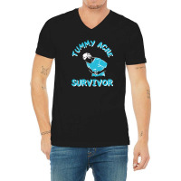 Tummy Ache Survivor V-neck Tee | Artistshot