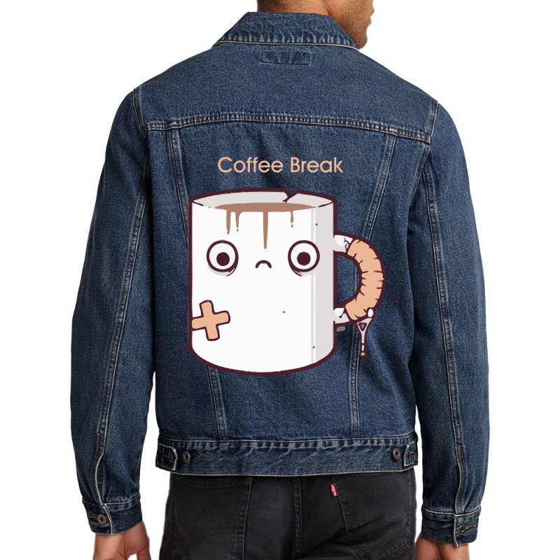 Coffee Break Men Denim Jacket | Artistshot