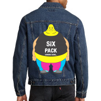 Six Pack Body Men Denim Jacket | Artistshot