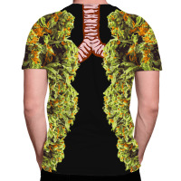 Funny Weed Lung Marijuana Bud All Over Men's T-shirt | Artistshot
