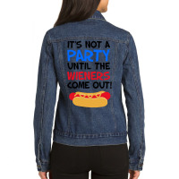 Sausage Party Ladies Denim Jacket | Artistshot