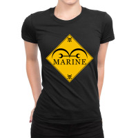 Marine One Piece Ladies Fitted T-shirt | Artistshot