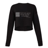 Live In The Bible Charles Spurgeon Vintage Retro Cropped Sweater | Artistshot