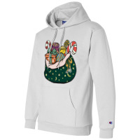 Santa Claus Gift Bag Champion Hoodie | Artistshot