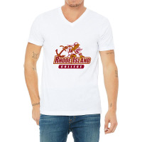 Rhode Island Athletic V-neck Tee | Artistshot