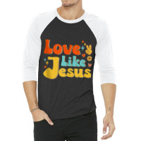 Love Like Jesus Mens My Favorite 3/4 Sleeve Shirt | Artistshot