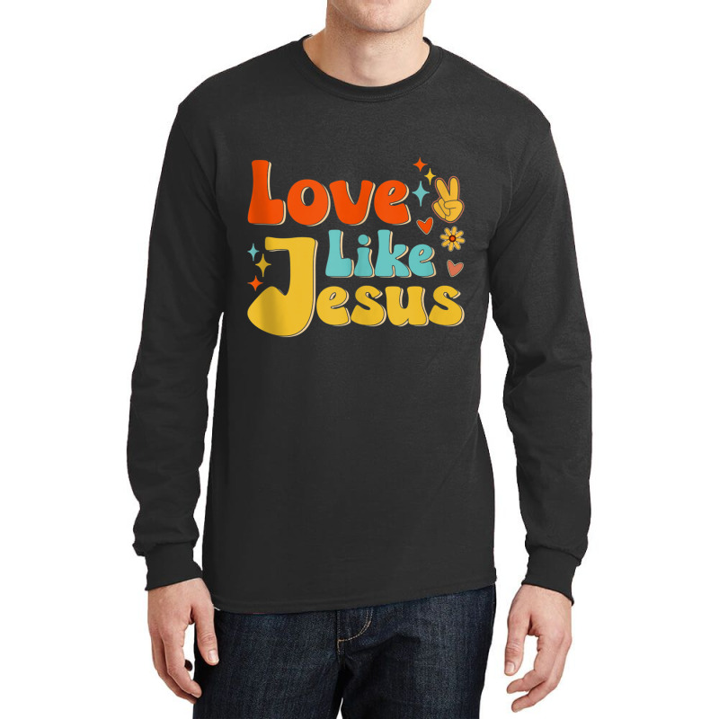 Love Like Jesus Mens My Favorite Long Sleeve Shirts by Aria-Proctor | Artistshot