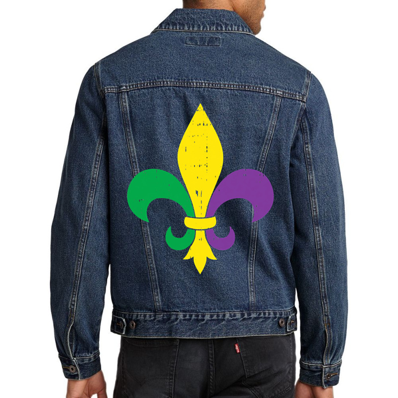 Jester Har Pocket Mardi Gras Party Parade Carnival Men Women Men Denim Jacket | Artistshot