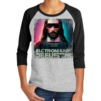 Vintage Cyberpunk Jesus Futuristic Religious Christian Punk T Shirt Youth 3/4 Sleeve | Artistshot