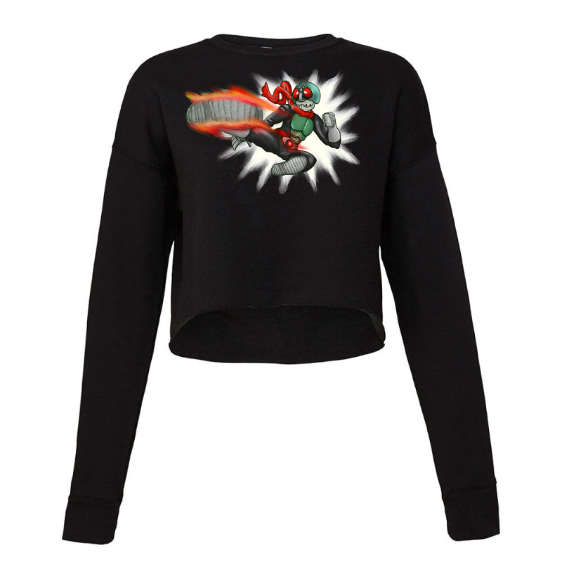 Cartoon Gifts The Bionic Woman Mens Womens Cropped Sweater by ZachariahArtists | Artistshot