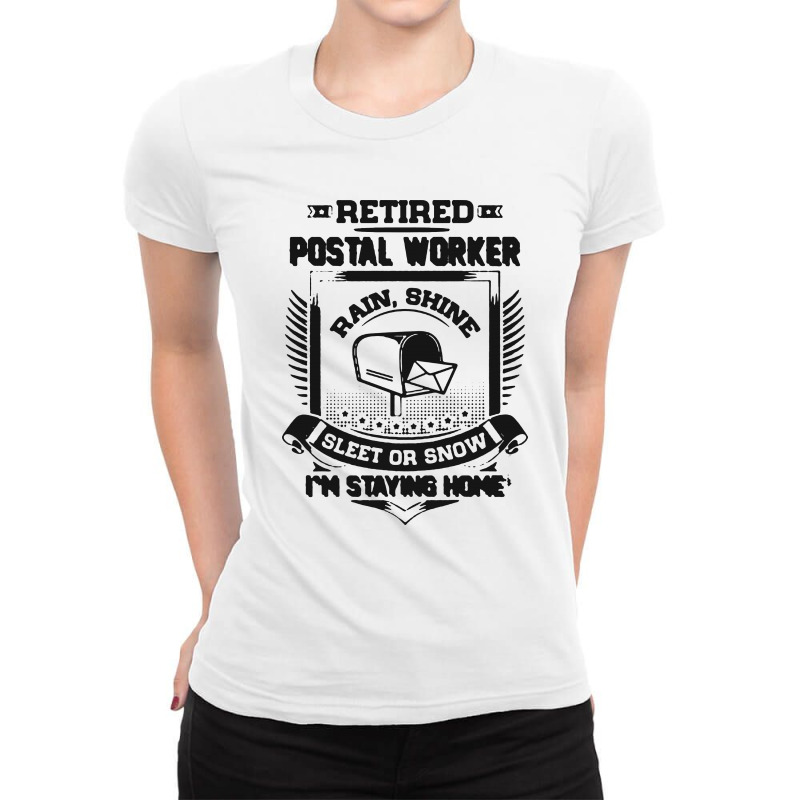 Worker Home Ladies Fitted T-Shirt by Bertaria | Artistshot