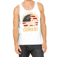 Vintage Western Life Rodeo Usa Flag Like A Rhinestone Cowboy T Shirt Tank Top | Artistshot