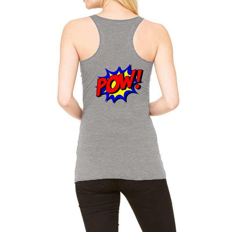 Pow Comic Comic Book Fight Racerback Tank | Artistshot