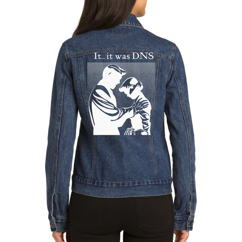 Dns (light Design) Ladies Denim Jacket by frizidan | Artistshot