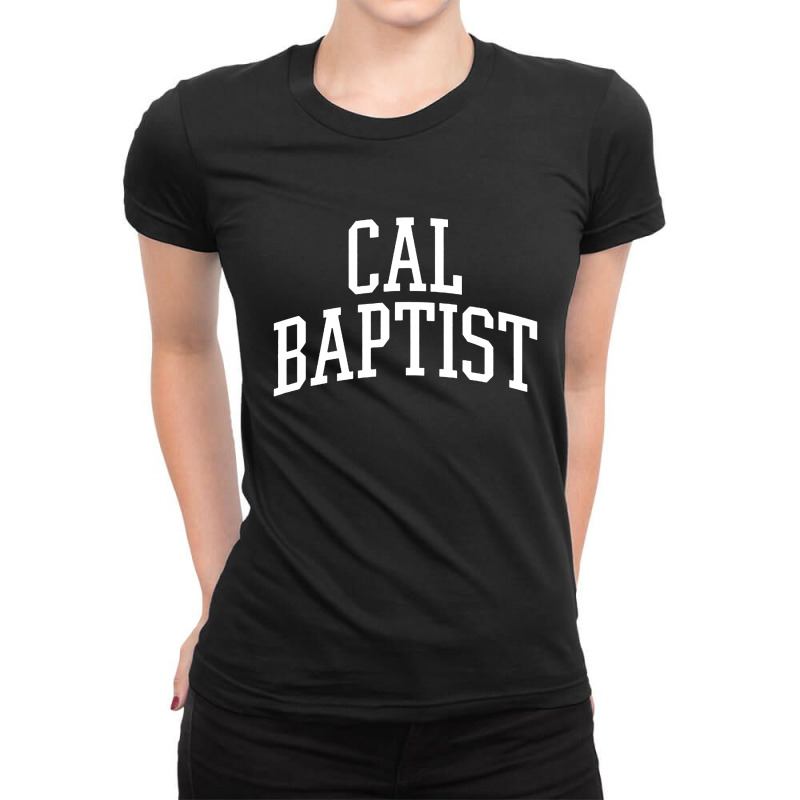 Cal Baptist Ladies Fitted T-Shirt by Kompol | Artistshot