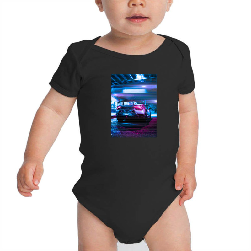 Car Neon Retro Baby Bodysuit by Jeff_Nugroho | Artistshot