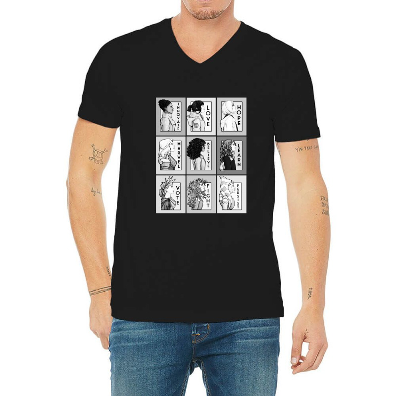 They Are Series Collage V-neck Tee | Artistshot