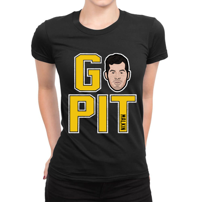 Evgeni Malkin Go Pit Ladies Fitted T-Shirt by kr205 | Artistshot