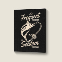 So Frequent The Casts, So Seldom The Strike Portrait Canvas Print | Artistshot