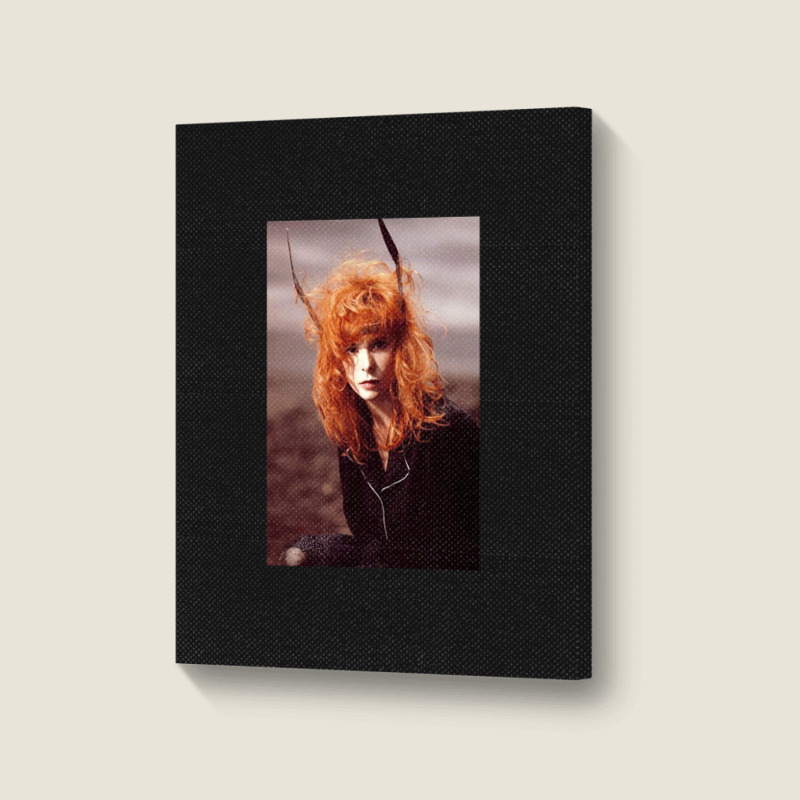 Mylène Farmer Portrait Canvas Print | Artistshot