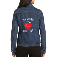 Arrhythmia Cardiac Pacemaker Icd Surgery Ladies Denim Jacket | Artistshot