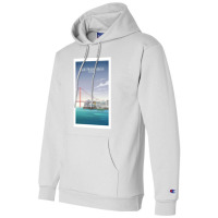 Travel - Bridge California Red Champion Hoodie | Artistshot