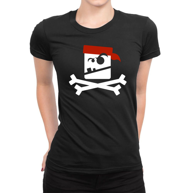 Jolly Roger Ladies Fitted T-Shirt by DitreamX | Artistshot