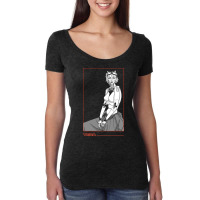 Mask The Bionic Woman For Men Women Women's Triblend Scoop T-shirt | Artistshot