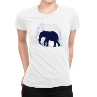 Royal Elephant Ladies Fitted T-shirt | Artistshot