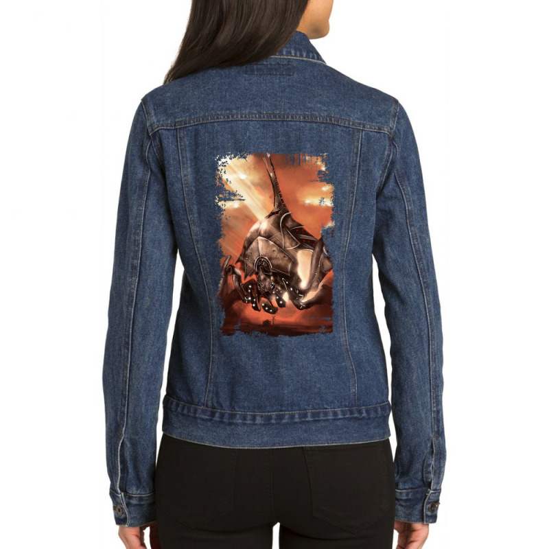 Retro Vintage The Bionic Woman For Men Women Ladies Denim Jacket by ZachariahArtists | Artistshot