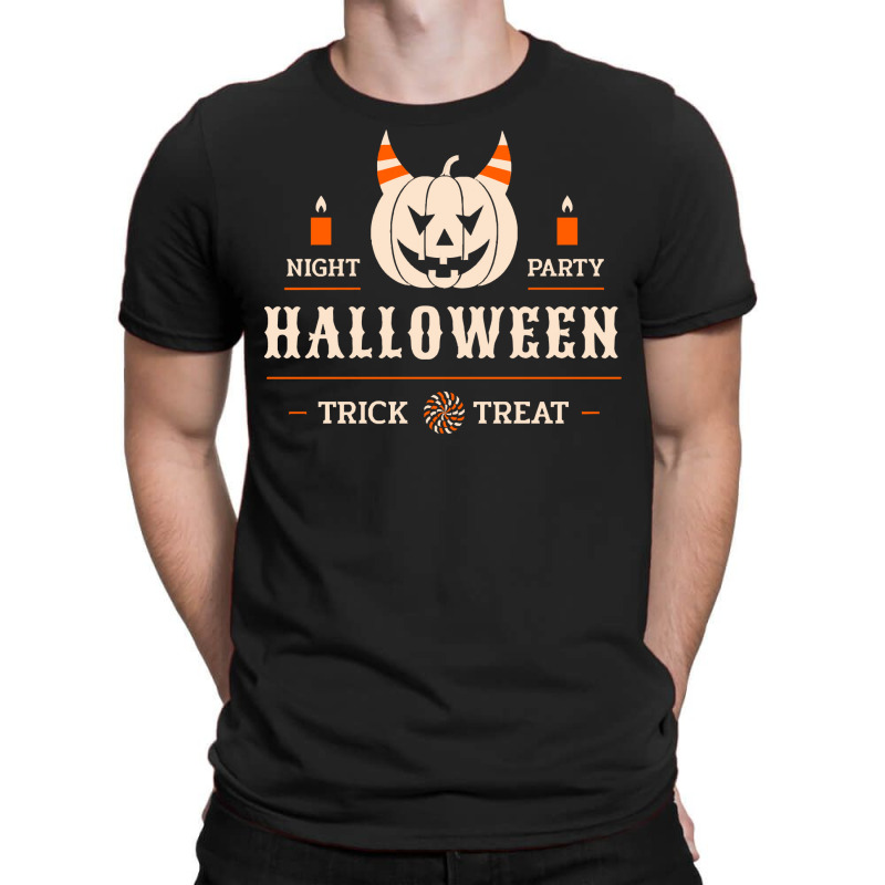 Trick Or Treat Halloween T Shirthalloween Trick Or Treat Pumpkin Costu T-shirt | Artistshot