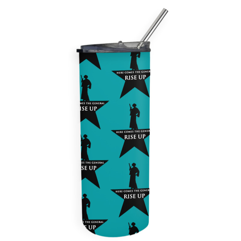 Here Comes The General Rise Up Skinny Tumbler | Artistshot