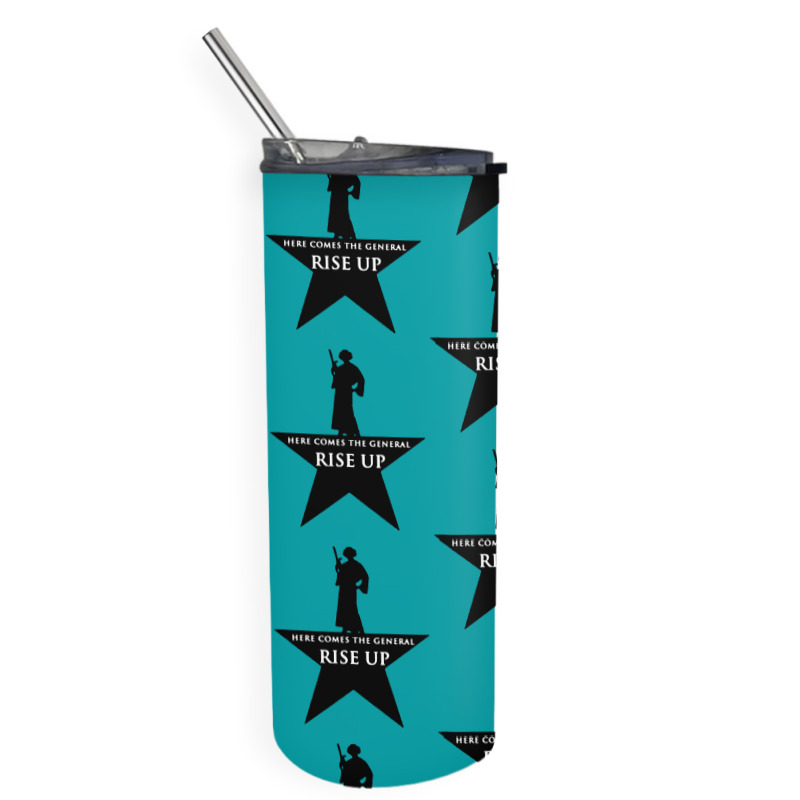 Here Comes The General Rise Up Skinny Tumbler | Artistshot