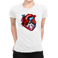 All Seeing Heart Ladies Fitted T-shirt | Artistshot