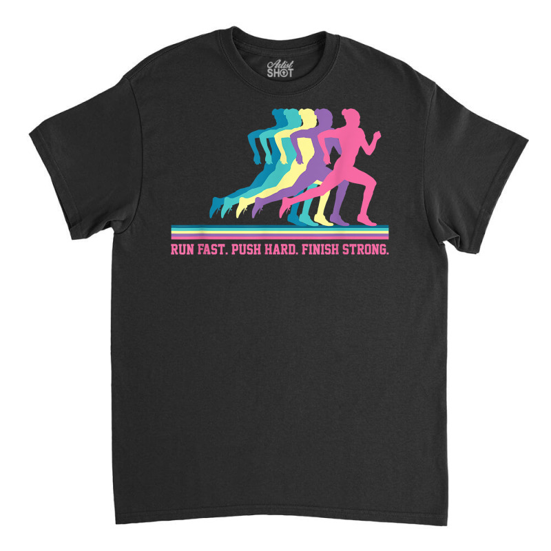 Women Running Track & Field Runner Motivational Training T Shirt Classic T-shirt by ovarddmjipsonmfg | Artistshot