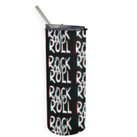 Rock And Roll Skinny Tumbler | Artistshot