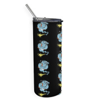 Alaaddin's Magic Lamp Blue Genie Skinny Tumbler | Artistshot