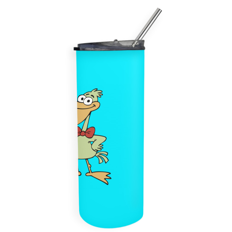 Cartoon Pelican With Red Bow Tie 01 Skinny Tumbler | Artistshot