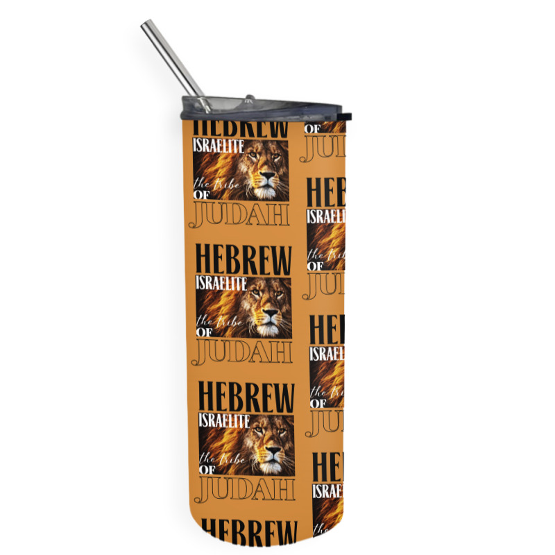 Hebrew Israelite Lion Of Judah Jewish Skinny Tumbler | Artistshot