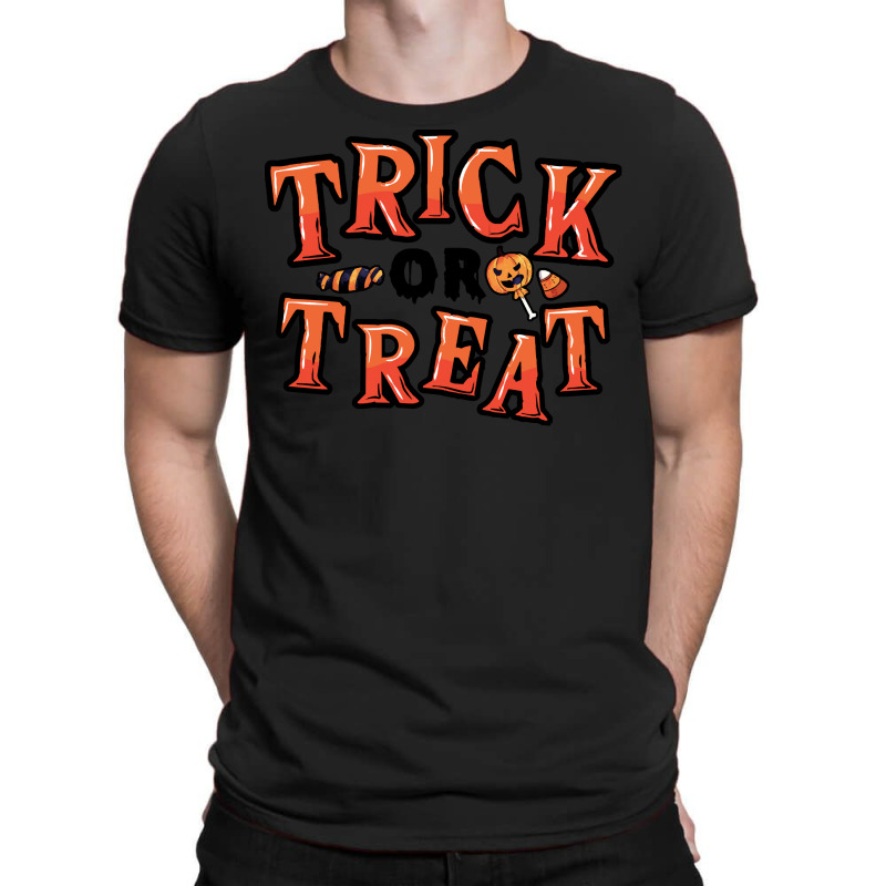 Trick Or Treat T Shirtcute Trick Or Treat Halloween Candy Sweets Costu T-shirt | Artistshot