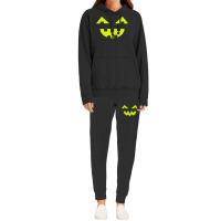 Halloween T  Shirt Big Scary Slime In Black Smiling Halloween Pumpkin Hoodie & Jogger Set | Artistshot