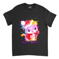 Merry Christmas Cat Classic T-shirt | Artistshot