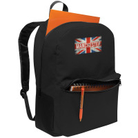 Manchester England United Kingdom British Flag Vintage T Shirt Backpack | Artistshot